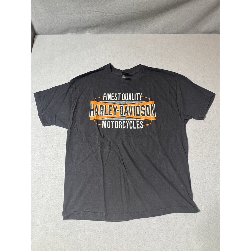 Harley Davidson Men's Classic Logo Tee with Back Graphic- Wausau Wisconsin XL